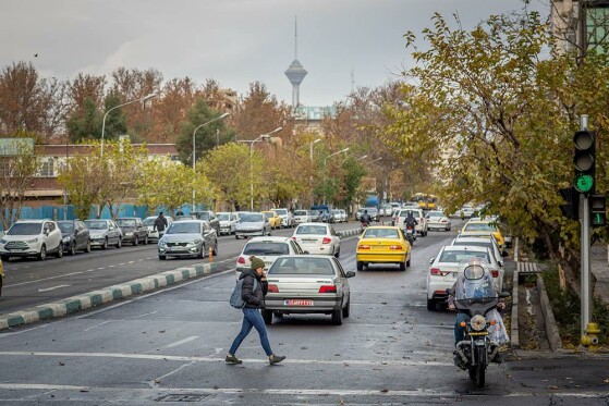 تهران بارانی شد