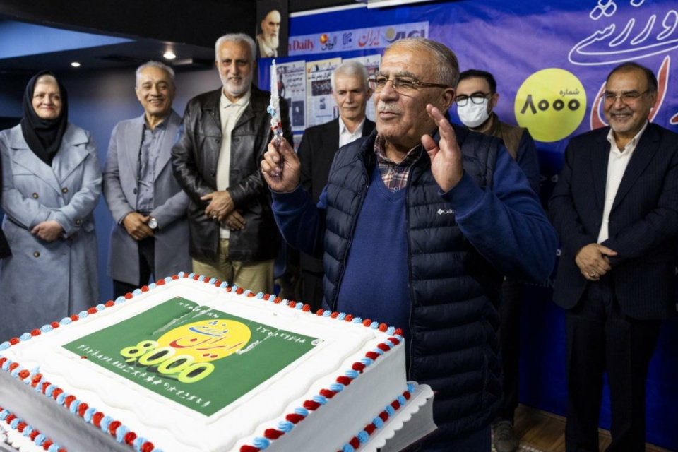 جشن انتشار هشت هزارمین شماره ایران ورزشی