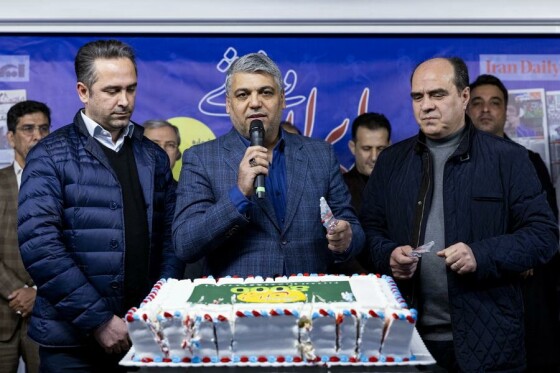 جشن انتشار هشت هزارمین شماره ایران ورزشی