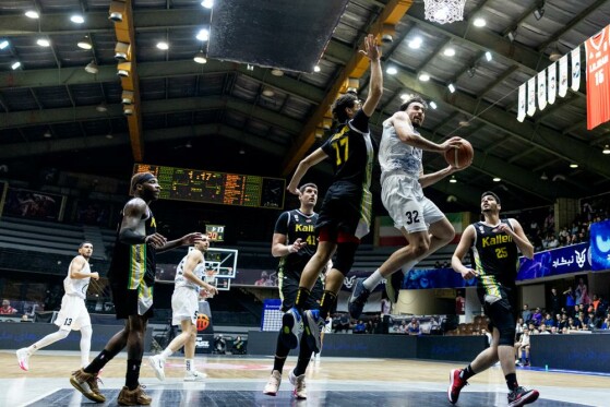 دیدار بسکتبال استقلال _ کاله