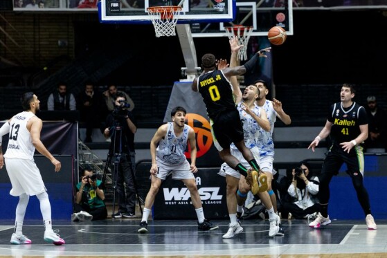 دیدار بسکتبال استقلال _ کاله