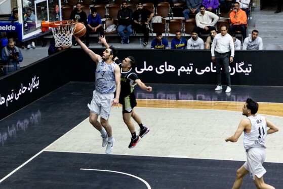 دیدار بسکتبال استقلال _ کاله