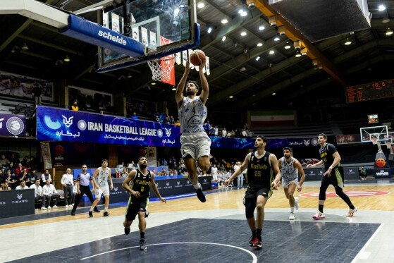 دیدار بسکتبال استقلال _ کاله