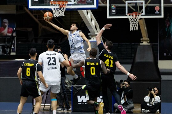 دیدار بسکتبال استقلال _ کاله