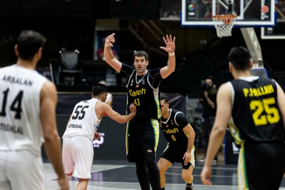 دیدار بسکتبال استقلال _ کاله