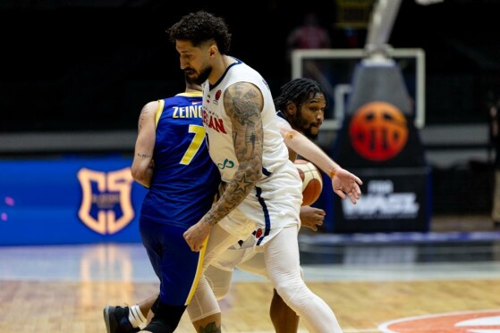 دیدار تیم‌های بسکتبال شهرداری گرگان - الریاضی بیروت