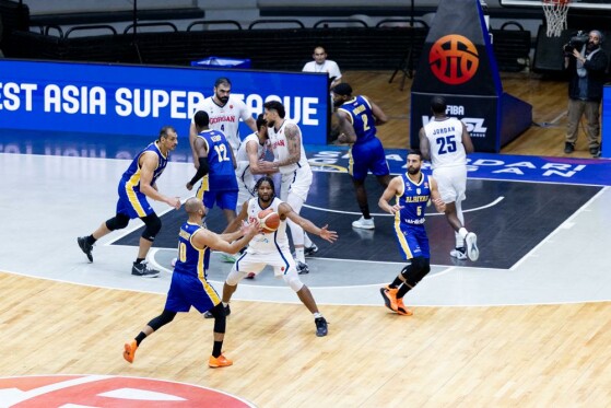 دیدار تیم‌های بسکتبال شهرداری گرگان - الریاضی بیروت