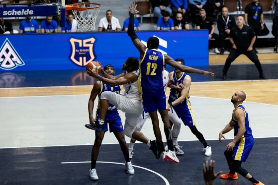 دیدار تیم‌های بسکتبال شهرداری گرگان - الریاضی بیروت