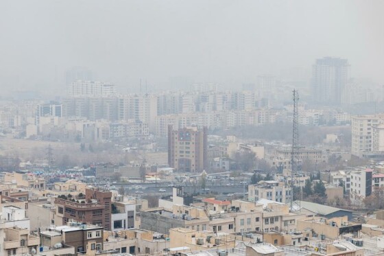 آلودگی هوای امروز تهران