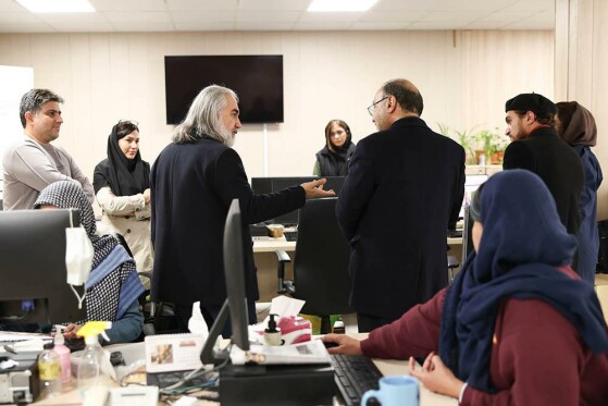 بازدید بابک رضایی مدیرکل دفتر موسیقی از روزنامه ایران