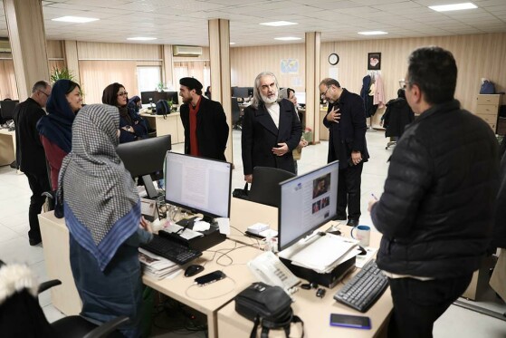 بازدید بابک رضایی مدیرکل دفتر موسیقی از روزنامه ایران