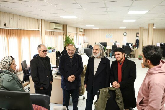 بازدید بابک رضایی مدیرکل دفتر موسیقی از روزنامه ایران