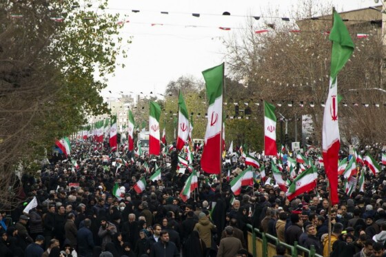 مراسم تشییع شهدای امنیت