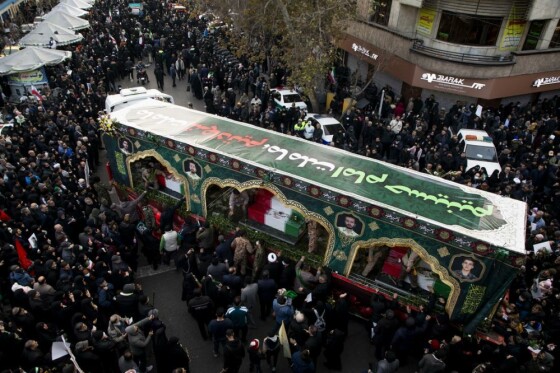 مراسم تشییع شهدای امنیت