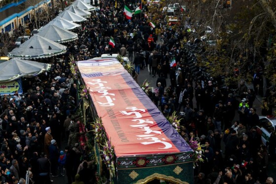 مراسم تشییع شهدای امنیت