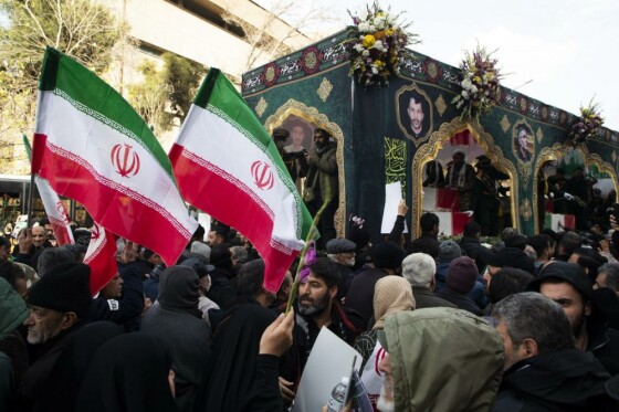 مراسم تشییع شهدای امنیت