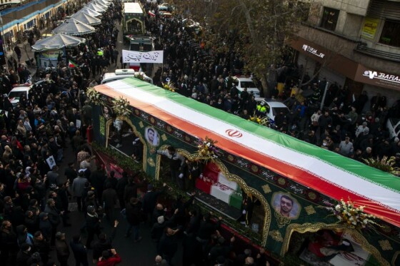 مراسم تشییع شهدای امنیت