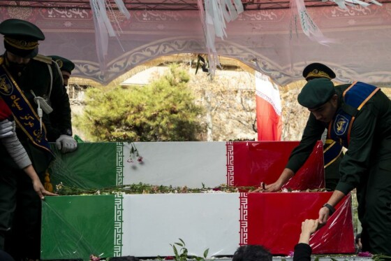 مراسم تشییع شهدای امنیت