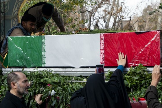 مراسم تشییع شهدای امنیت