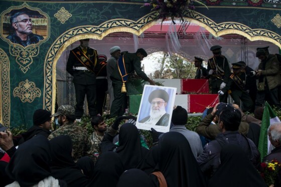 مراسم تشییع شهدای امنیت