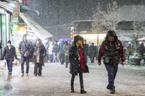 بارش برف در تهران