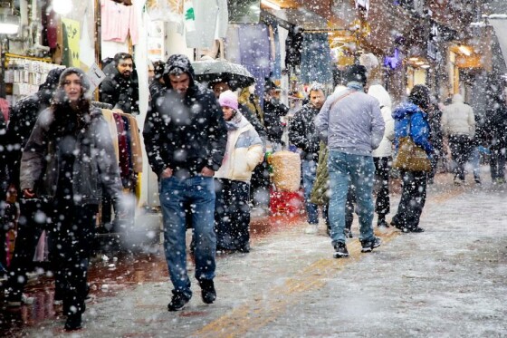 بارش برف در تهران