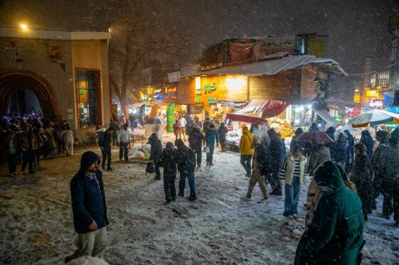 بارش برف در تهران