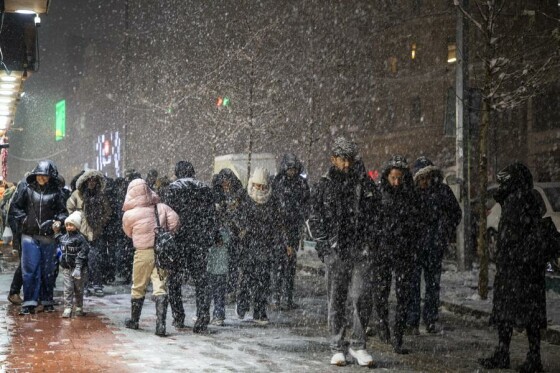 بارش برف در تهران