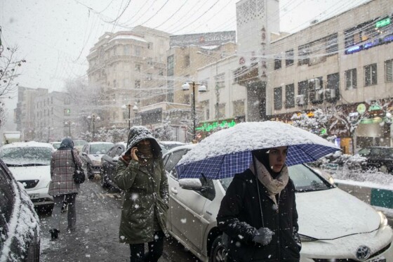 بارش برف در تهران