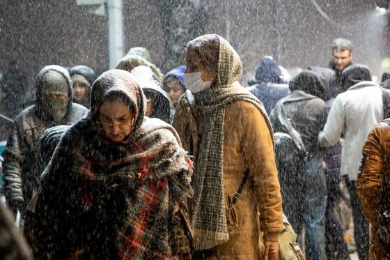 بارش برف در تهران