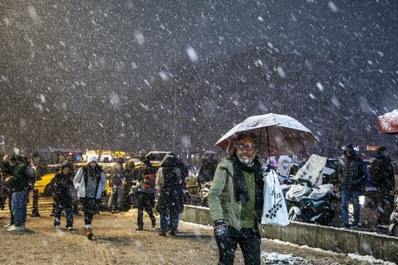 بارش برف در تهران