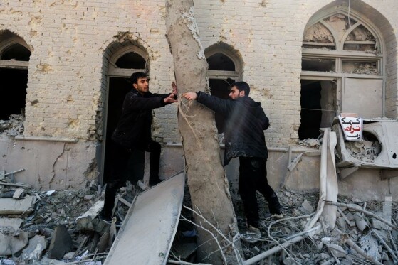 تخریب ساختمان فناوری اطلاعات دانشگاه شریف