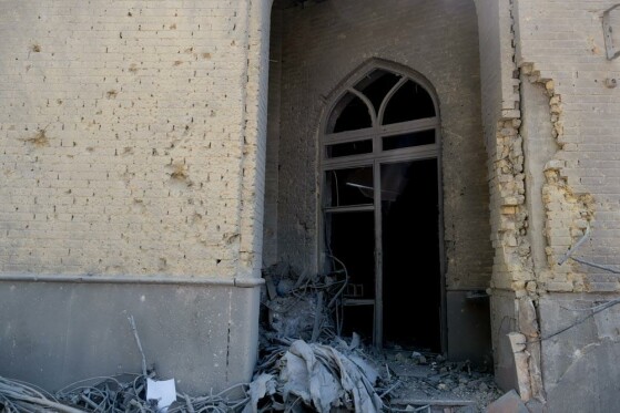 تخریب ساختمان فناوری اطلاعات دانشگاه شریف