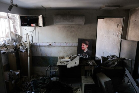 تخریب ساختمان فناوری اطلاعات دانشگاه شریف