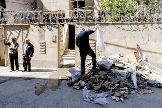 حمله هوایی به کنیسای رفیع نیا در تهران