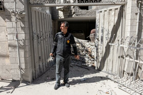 حمله هوایی به کنیسای رفیع نیا در تهران