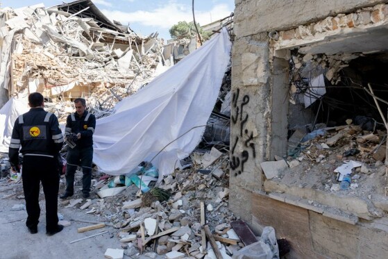 حمله هوایی به کنیسای رفیع نیا در تهران