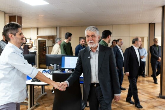 بازدید سید عباس صالحی وزیر فرهنگ و ارشاد از روزنامه ایران