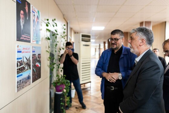 بازدید سید عباس صالحی وزیر فرهنگ و ارشاد از روزنامه ایران