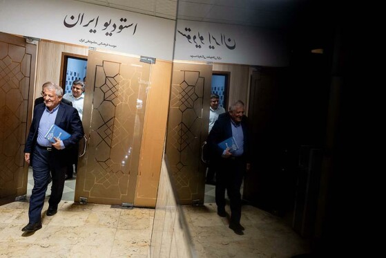 بازدید محسن هاشمی رفسنجانی از روزنامه ایران