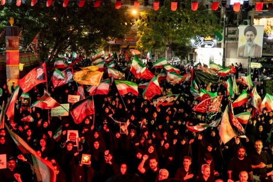مراسم عزاداری ماه محرم در محله نارمک تهران