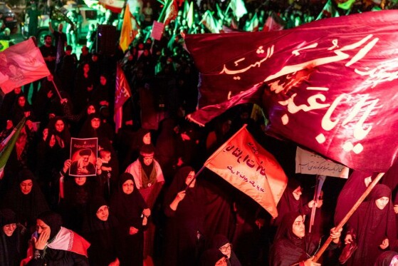 مراسم عزاداری ماه محرم در محله نارمک تهران