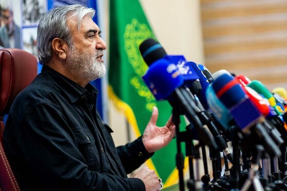 نشست خبری ابراهیم عزیزی رئیس  ستاد مرکزی هفته بازخوانی و افشای حقوق بشر آمریکایی