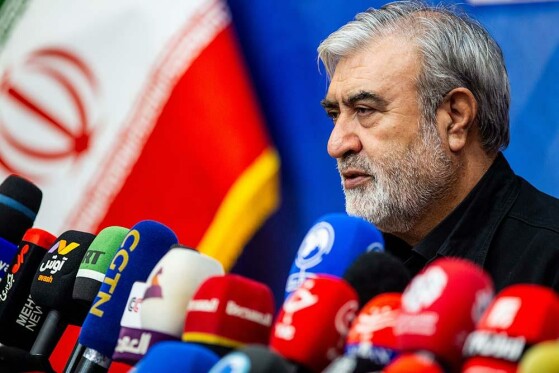 نشست خبری ابراهیم عزیزی رئیس  ستاد مرکزی هفته بازخوانی و افشای حقوق بشر آمریکایی