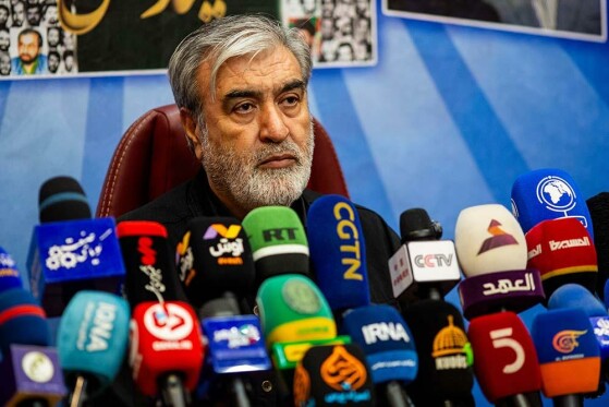نشست خبری ابراهیم عزیزی رئیس  ستاد مرکزی هفته بازخوانی و افشای حقوق بشر آمریکایی