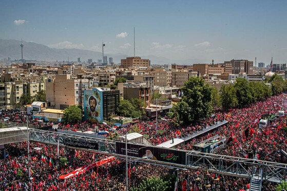 تشییع پیکر رهبر شهید-۳