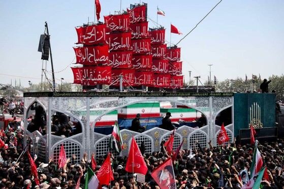 تشییع پیکر رهبر شهید-۴