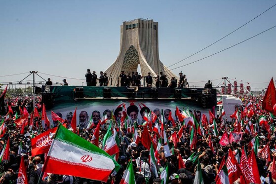 تشییع پیکر رهبر شهید-۳